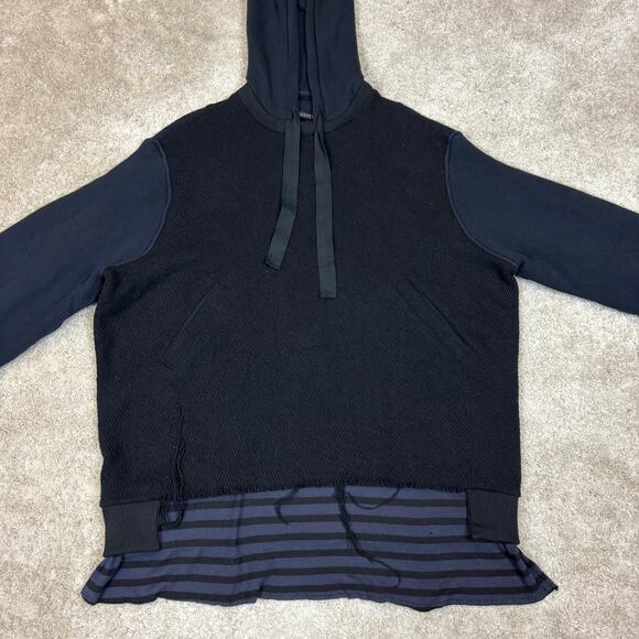 LongJourney Deconstructed Hoodie Men's Large Grunge Punk Emo Goth Streetwear - Picture 2 of 10